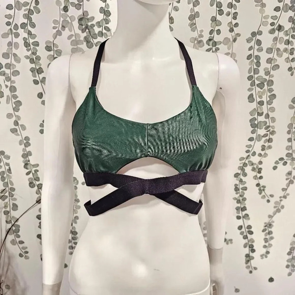Koral Advanced Infinity Versatility Bra Sz M Green - Picture 2 of 9
